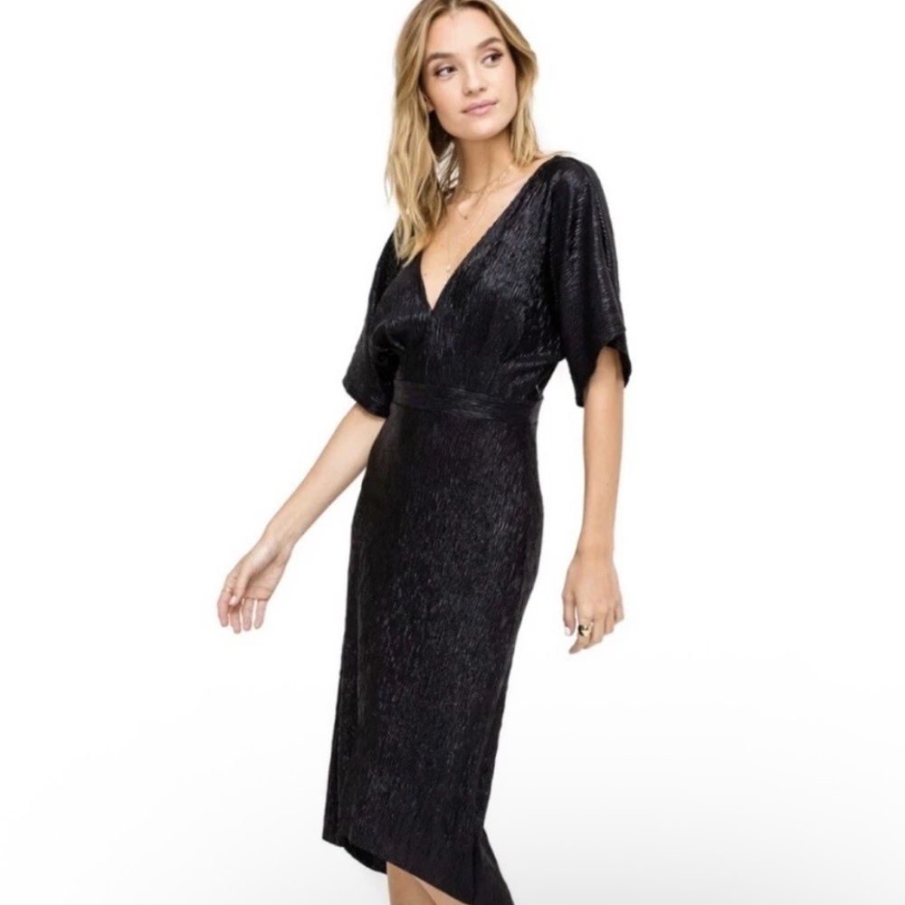 Astr Elegant Black High Low Dress - Picture 2 of 9